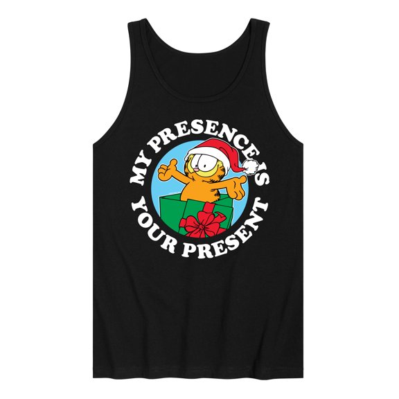 Garfield - My Presence Is Your Present - Mens Jersey Tank