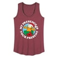 thumbnail image 1 of Garfield - My Presence Is Your Present - Women's Racerback Tank Top, 1 of 5