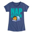 thumbnail image 1 of Garfield - Nap Attack - Toddler And Youth Girls Short Sleeve Graphic T-Shirt, 1 of 1