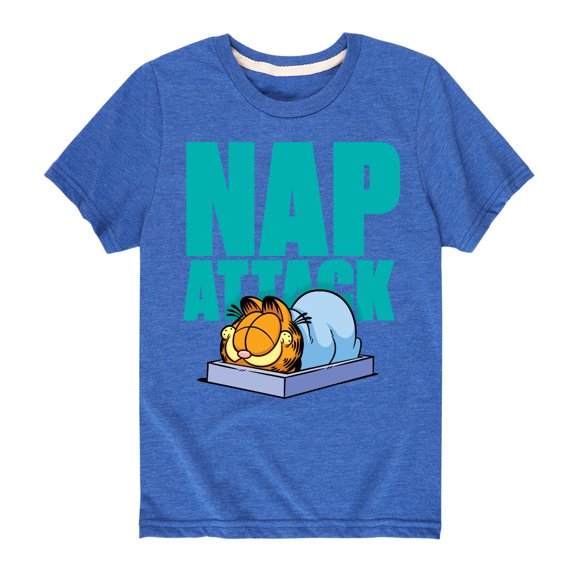 Garfield - Nap Attack - Toddler And Youth Short Sleeve Graphic T-Shirt