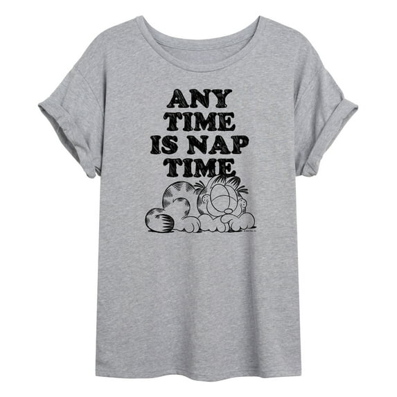 Garfield - Nap Sketch - Juniors Ideal Flowy Muscle T-Shirt