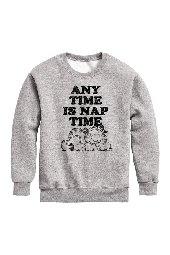 - Nap Sketch - Toddler & Youth Crewneck Fleece Sweatshirt