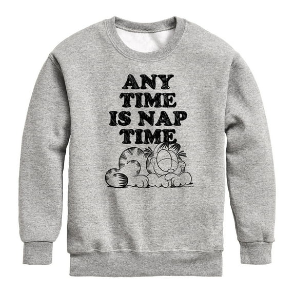 Garfield - Nap Sketch - Toddler & Youth Crewneck Fleece Sweatshirt