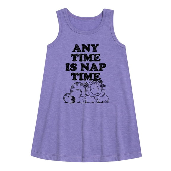 Garfield - Nap Sketch - Toddler & Youth Girls A-line Dress