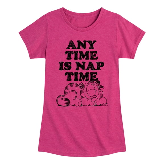 Garfield - Nap Sketch - Toddler & Youth Girls Short Sleeve Graphic T-Shirt