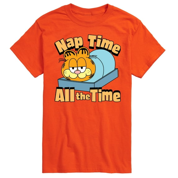 Garfield - Nap Time All The Time - Men's Short Sleeve Graphic T-Shirt