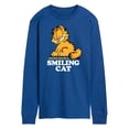 thumbnail image 1 of Garfield - Never Trust Smiling Cat - Men's Long Sleeve T-Shirt, 1 of 5