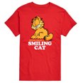 thumbnail image 1 of Garfield - Never Trust Smiling Cat - Men's Short Sleeve Graphic T-Shirt, 1 of 5