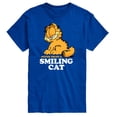 thumbnail image 1 of Garfield - Never Trust Smiling Cat - Men's Short Sleeve Graphic T-Shirt, 1 of 5