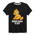 thumbnail image 1 of Garfield - Never Trust Smiling Cat - Toddler And Youth Short Sleeve Graphic T-Shirt, 1 of 5
