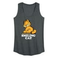 thumbnail image 1 of Garfield - Never Trust Smiling Cat - Women's Racerback Tank Top, 1 of 5