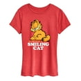 thumbnail image 1 of Garfield - Never Trust Smiling Cat - Women's Short Sleeve Graphic T-Shirt, 1 of 5