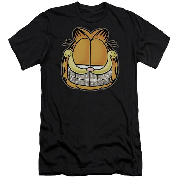 Garfield - Nice Grill - Premium Slim Fit Short Sleeve Shirt - Medium