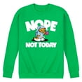 thumbnail image 1 of Garfield - Nope Not Today - Men's Crew Neck Fleece Pullover, 1 of 5