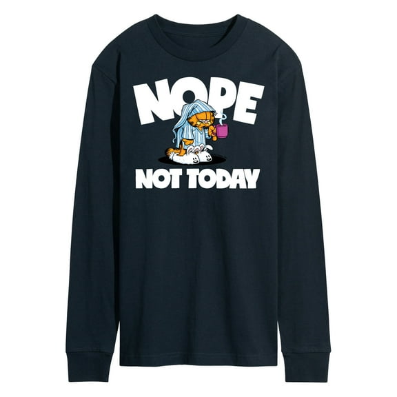 Garfield - Nope Not Today - Men's Long Sleeve T-Shirt