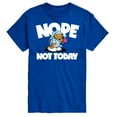 thumbnail image 1 of Garfield - Nope Not Today Sleepy Garfield - Men's Short Sleeve Graphic T-Shirt, 1 of 5