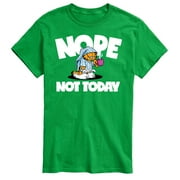 - Nope Not Today Sleepy Garfield - Men's Short Sleeve Graphic T-Shirt