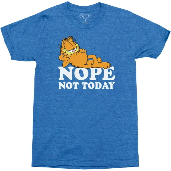 Garfield Nope Not Today T-Shirt Size: Medium