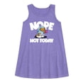 thumbnail image 1 of Garfield - Nope Not Today - Toddler & Youth Girls A-line Dress, 1 of 4