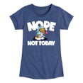 thumbnail image 1 of Garfield - Nope Not Today - Toddler & Youth Girls Short Sleeve Graphic T-Shirt, 1 of 5