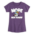 thumbnail image 1 of Garfield - Nope Not Today - Toddler & Youth Girls Short Sleeve Graphic T-Shirt, 1 of 5