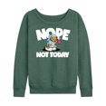thumbnail image 1 of Garfield - Nope Not Today - Women's Lightweight French Terry Long Sleeve Shirt, 1 of 5