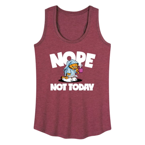 Garfield - Nope Not Today - Women's Racerback Tank Top