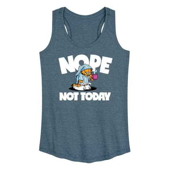 Garfield - Nope Not Today - Women's Racerback Tank Top