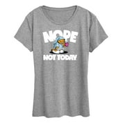 GARFIELD - Nope Not Today - Women's Short Sleeve Graphic T-Shirt