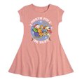 thumbnail image 1 of Garfield - North Pole Or Bust - Toddler And Youth Girls Fit And Flare Dress, 1 of 1