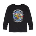 thumbnail image 1 of Garfield - North Pole Or Bust - Toddler And Youth Long Sleeve Graphic T-Shirt, 1 of 5