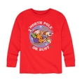 thumbnail image 1 of Garfield - North Pole Or Bust - Toddler And Youth Long Sleeve Graphic T-Shirt, 1 of 5