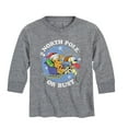 thumbnail image 1 of Garfield - North Pole Or Bust - Toddler And Youth Long Sleeve Graphic T-Shirt, 1 of 5