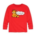 thumbnail image 1 of Garfield - Not Always Right - Toddler And Youth Long Sleeve Graphic T-Shirt, 1 of 5