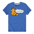 thumbnail image 1 of Garfield - Not Always Right - Toddler And Youth Short Sleeve Graphic T-Shirt, 1 of 5