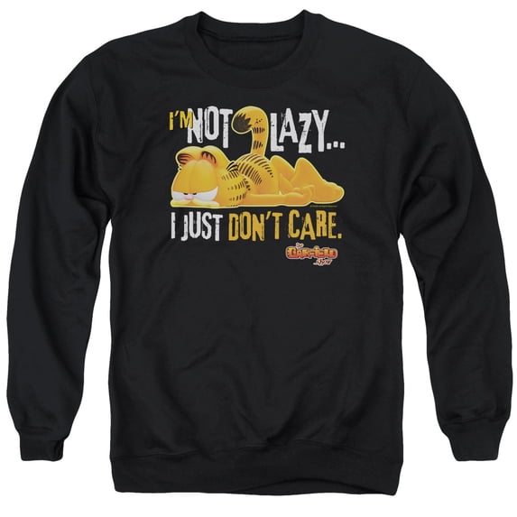 Garfield - Not Lazy - Crewneck Sweatshirt - Medium