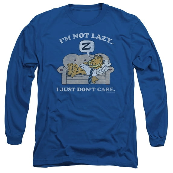 Garfield - Not Lazy - Long Sleeve Shirt - X-Large