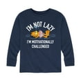 thumbnail image 1 of Garfield - Not Lazy - Toddler And Youth Long Sleeve Graphic T-Shirt, 1 of 5