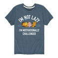 thumbnail image 1 of Garfield - Not Lazy - Toddler And Youth Short Sleeve Graphic T-Shirt, 1 of 5