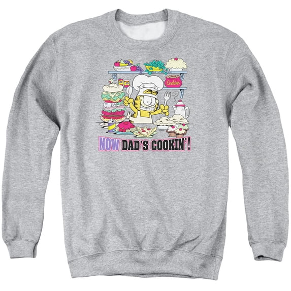 Garfield - Now Dad'S Cooking - Crewneck Sweatshirt - Medium