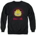 thumbnail image 1 of Garfield - Obey Me - Crewneck Sweatshirt - Small, 1 of 2