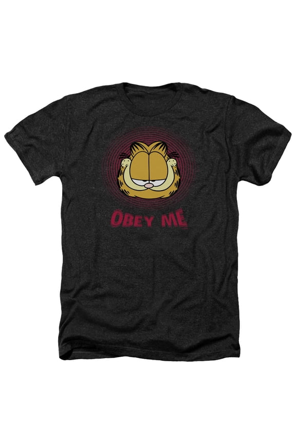 Garfield - Obey Me - Heather Short Sleeve Shirt - XX-Large
