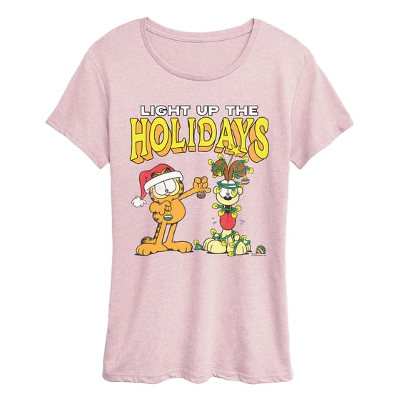 Garfield - Odie Christmas Short Sleeve Graphic T-Shirt