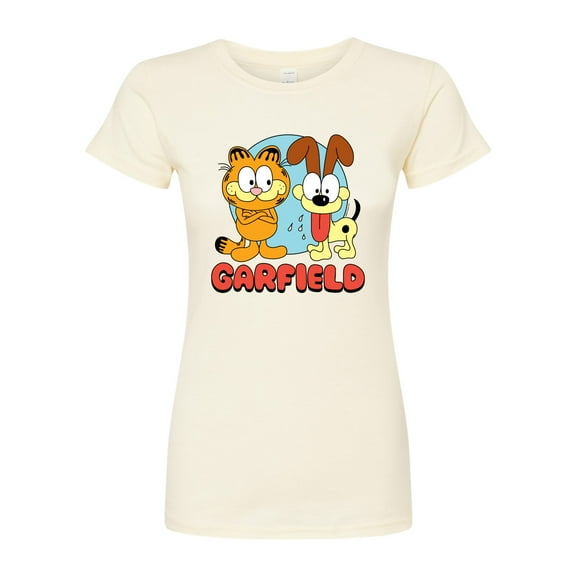 Garfield - Odie Doodle - Juniors Fitted Graphic T-Shirt