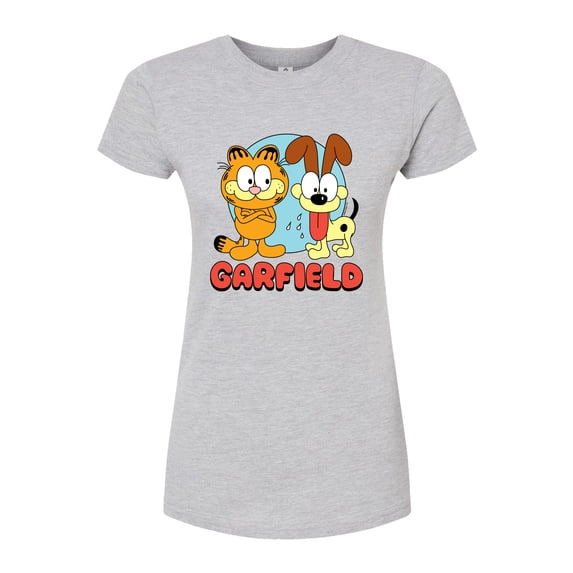 Garfield - Odie Doodle - Juniors Fitted Graphic T-Shirt