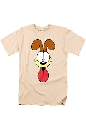 Odie Face Adult T-Shirt Size: X-Large