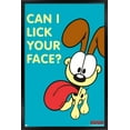 thumbnail image 1 of Garfield - Odie Face Lick Wall Poster, 22.375" x 34" Framed, 1 of 5