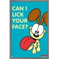 thumbnail image 1 of Garfield - Odie Face Lick Wall Poster, 22.375" x 34" Framed, 1 of 5