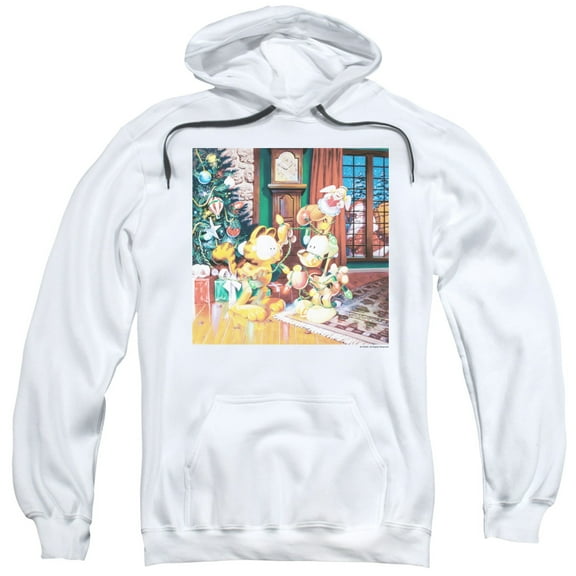 Garfield Odie Tree Mens Pullover Hoodie