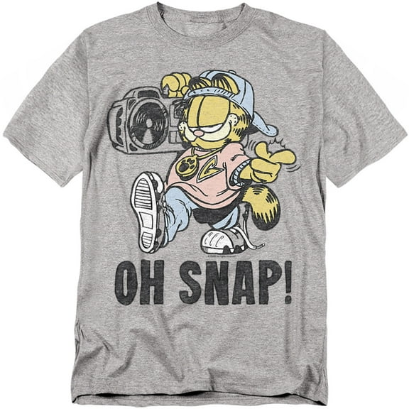 Garfield T-Shirt Oh Snap Unisex Graphic Tee For Men & Women Athletic Heather 